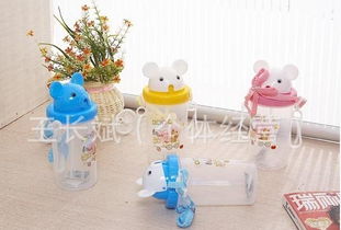 哈爾濱兒童用品批發(fā) 500ml子彈彈頭吸管水壺價(jià)格、廠家及圖片指南